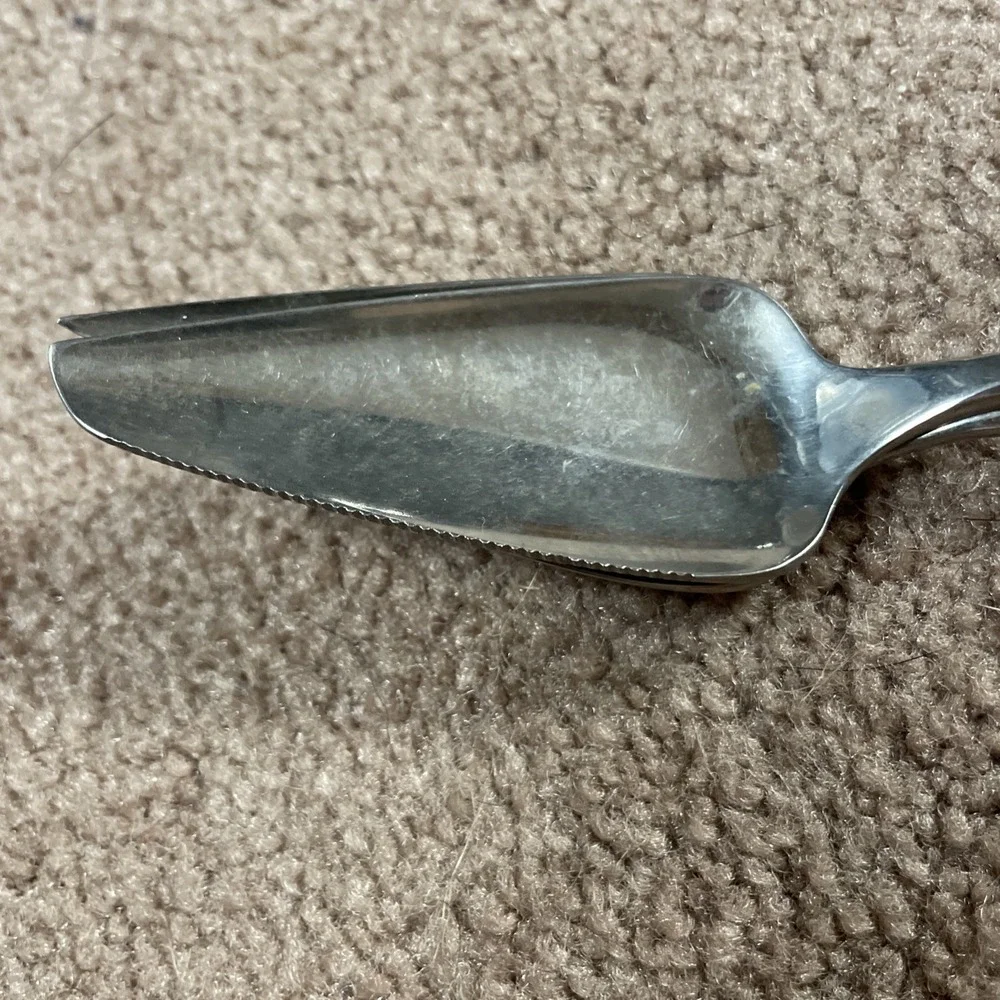 Spring Charm Daffodil 1847‎ Rogers Bros. Solid Serving Cheese Knife & Pick VTG
